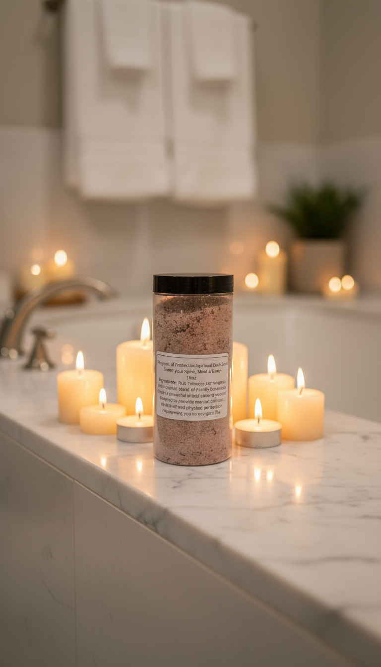 Protection bath tea blend for spiritual defense and cleansing