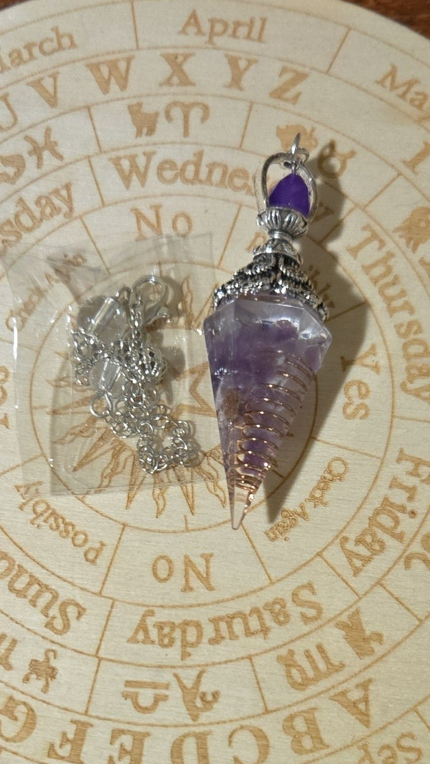 amethyst pendulum