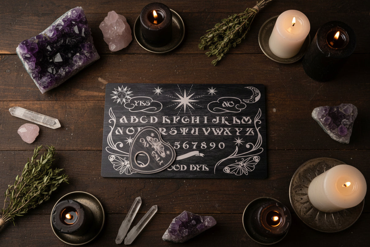 Unlock the Mysteries Beyond with Our Ouija Board!