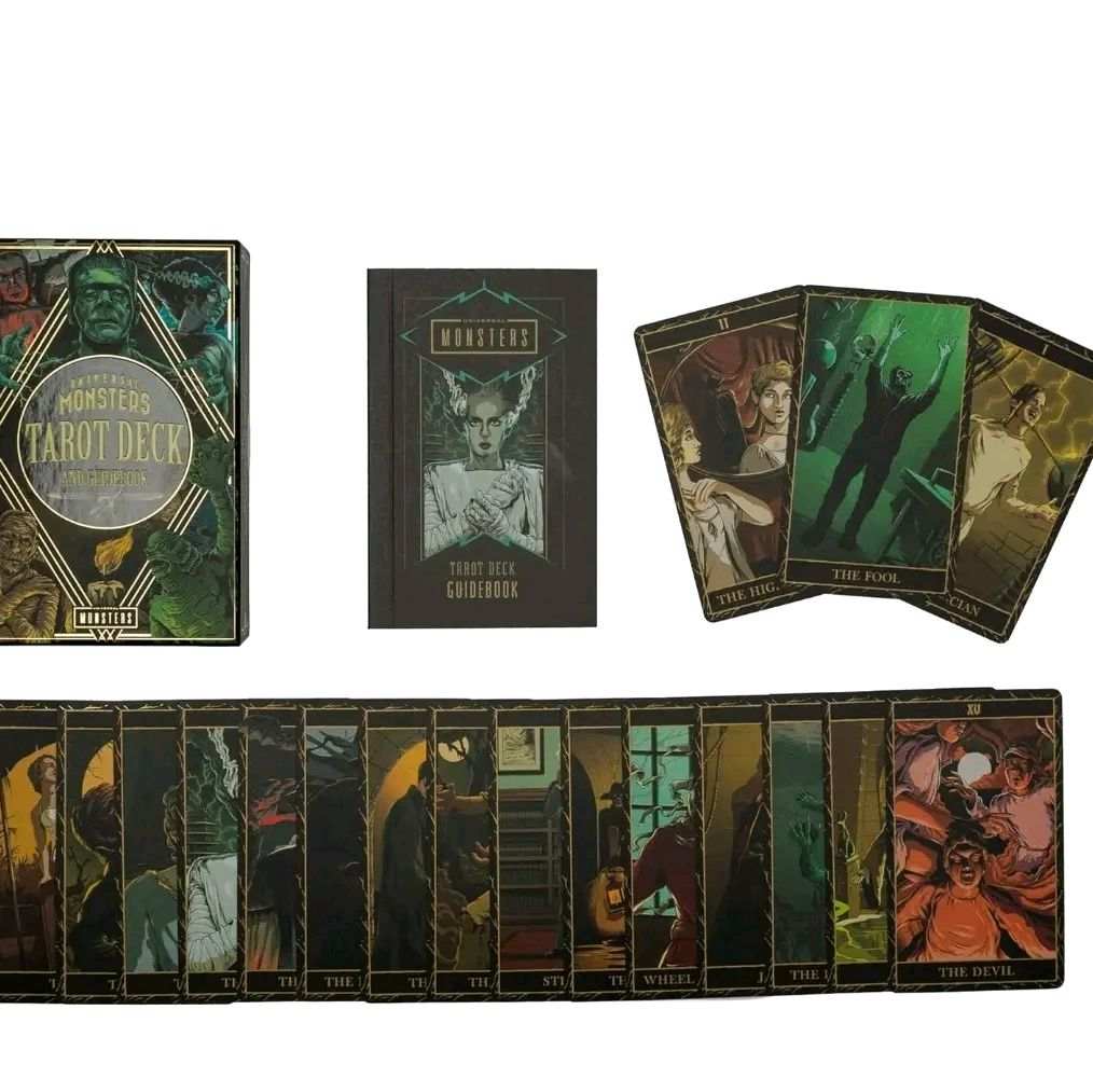 Card Deck with illustrations of iconic movie characters.
