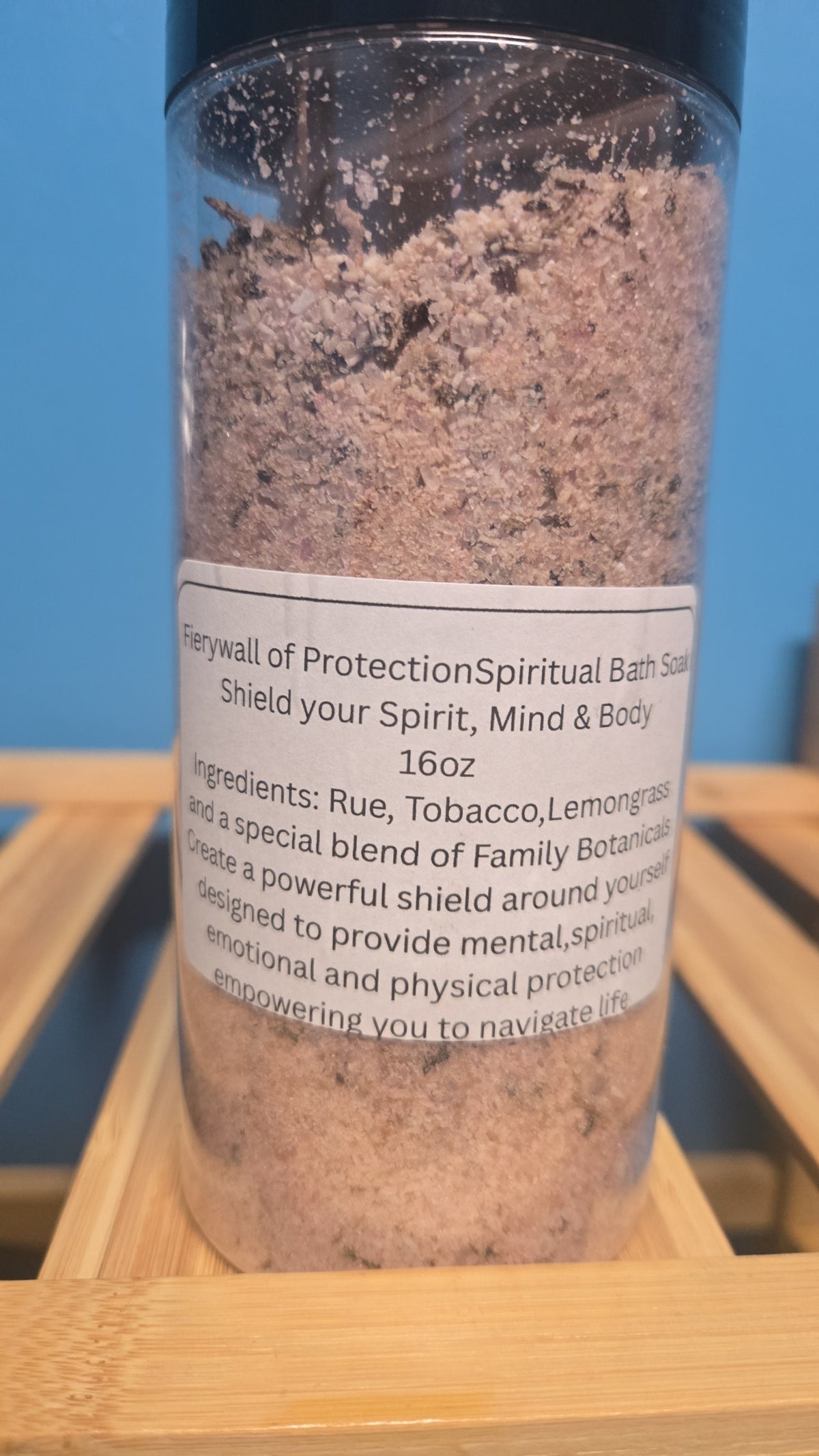 Fiery Wall of Protection Bath Tea for spiritual shield and energy cleansing