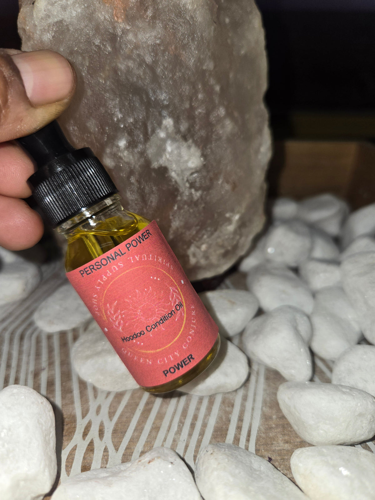 Spiritual power conjure  oil for  manifestation and inner strength